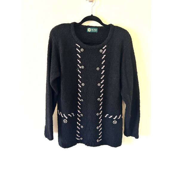 sky high Sweaters - Vintage Sky High Wool Fashion Sweater Size‎